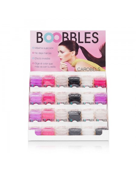 Goma de pelo peinArte Boobbles Exp NEON 24uds (6u x color) 2