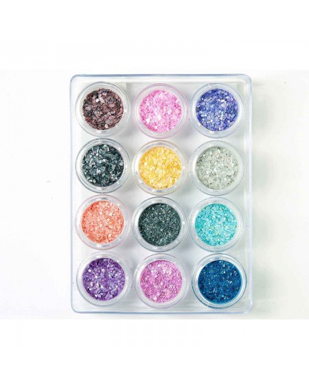 Decoración uñas Crushed Shell Set Nº1 2