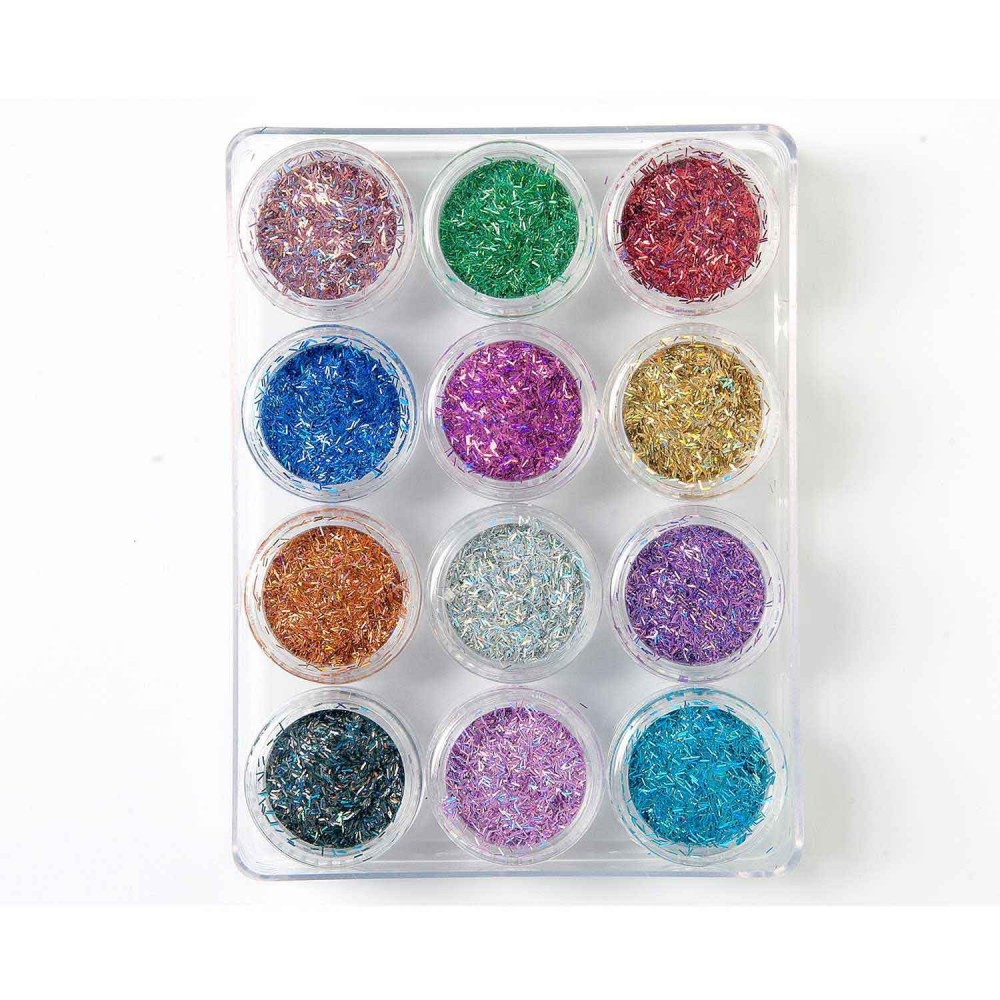 Decoración uñas Flitter Laser Set Nº2