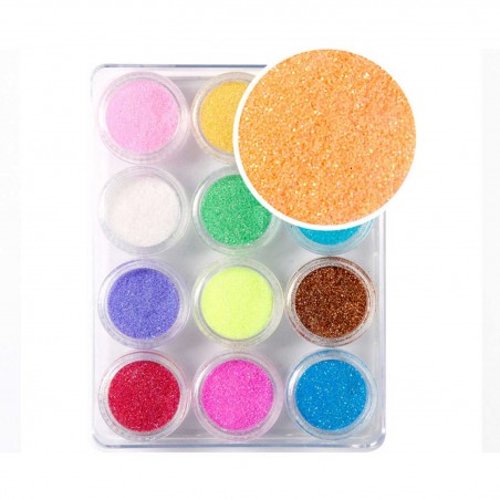 Decoración uñas Glitter Powder Set Nº2