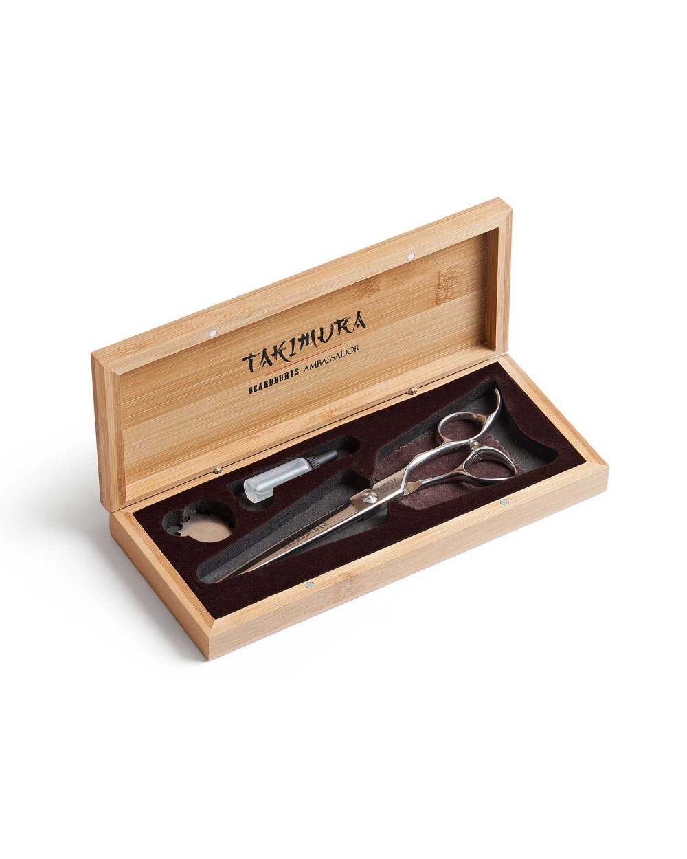 Tijeras de peluqueria Takimura beardburys 7 con caja
