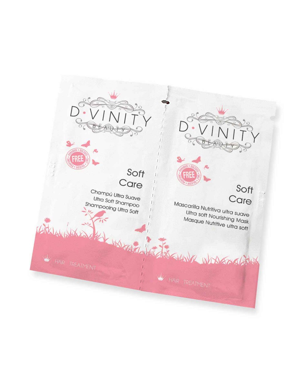 Champú sin Sulfatos ni Siliconas D·VINITY Soft Care