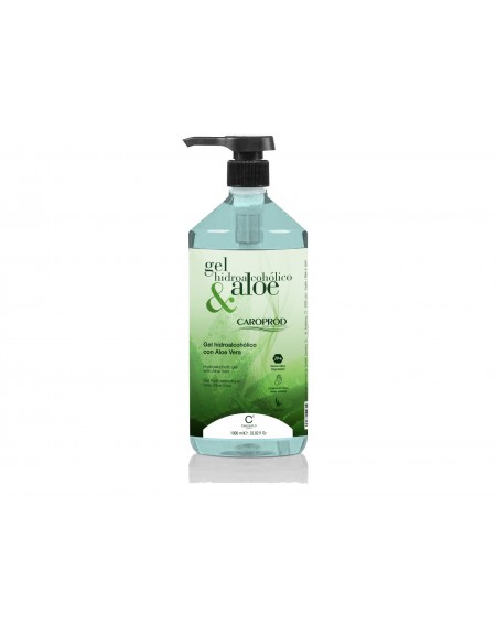 Gel Hidroalcohólico Aloe 1000ml Caroprod