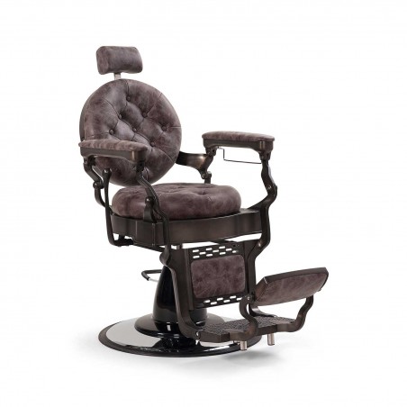 Sillón de Barbero Modelo Tenesse Marrón - Beardburys