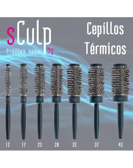Kit 7 Cepillos Térmicos Profesionales Sculpby
