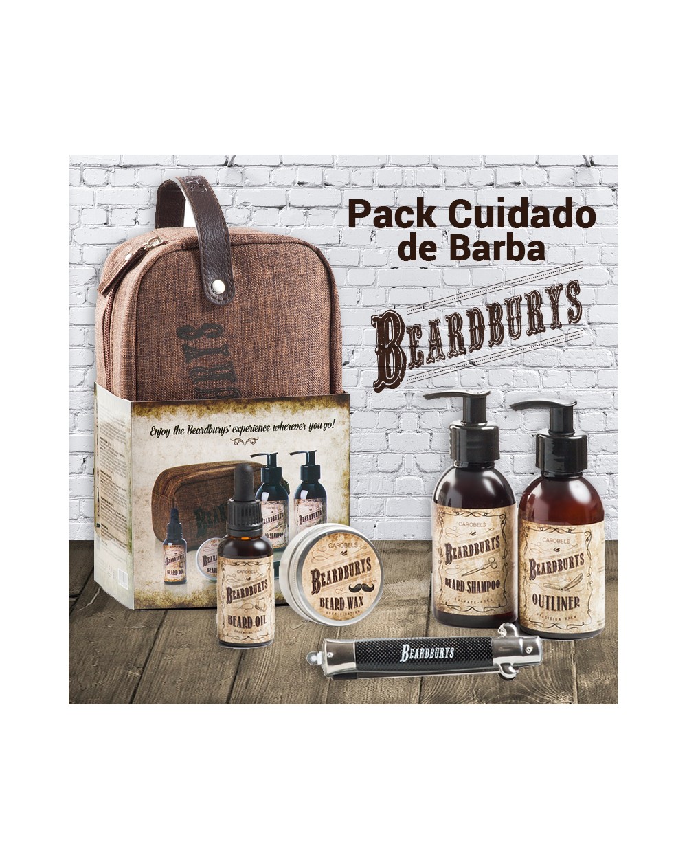 Kit Cuidado de Barba Beardburys