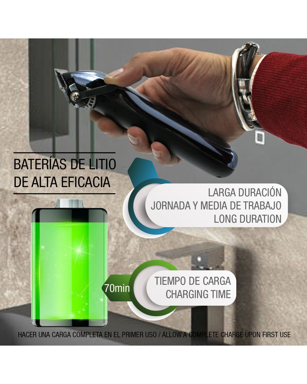 Máquina Cortapelo Profesional Beardburys Fade Boost