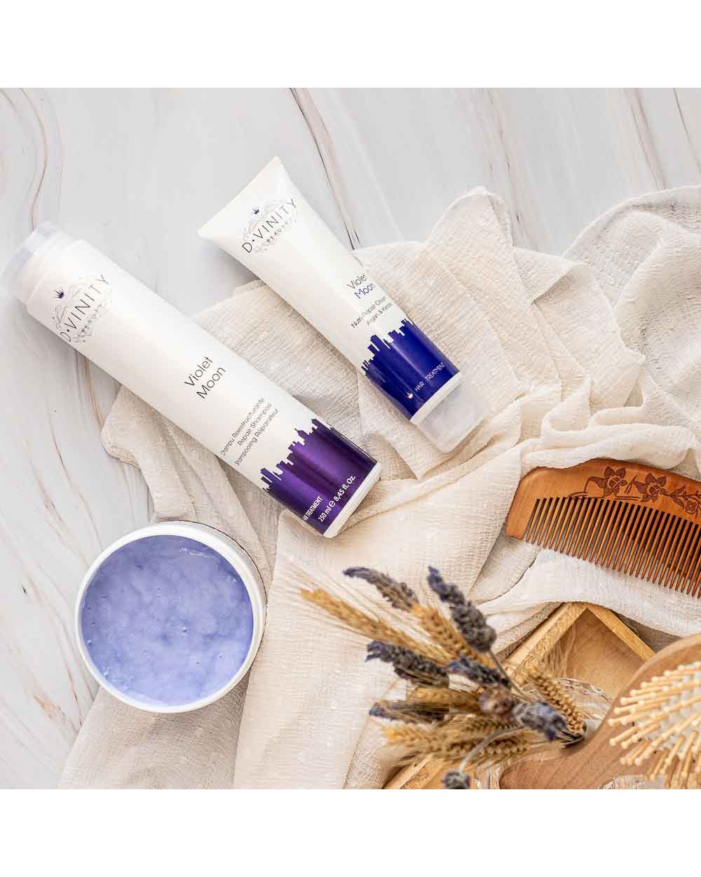 Rutina para Cabello Dañado D·VINITY Violet Moon
