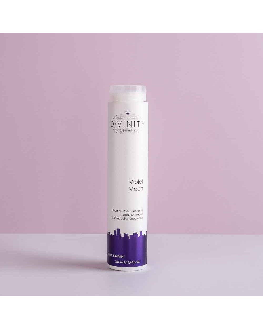 Champú Reestructurante para Cabello Dañado D·VINITY Violet Moon