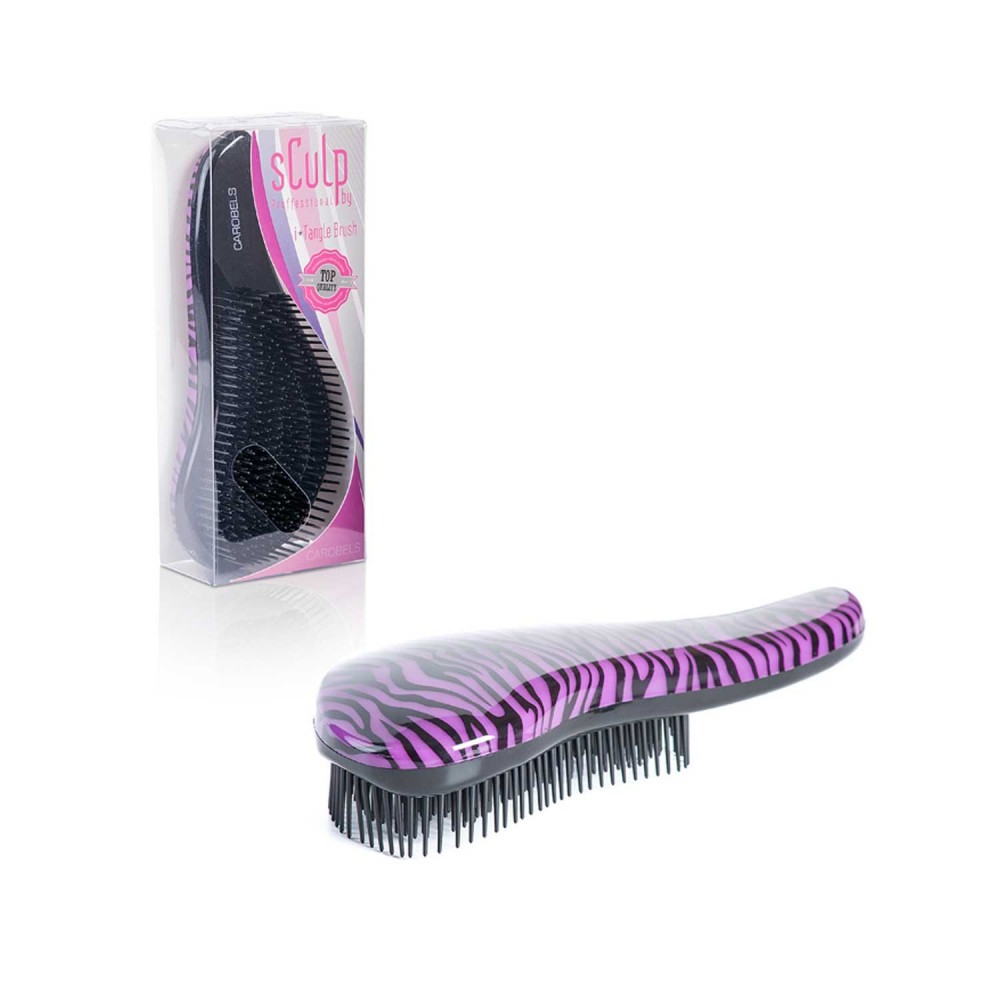 Cepillo Sculpby i-tangle Brush Cebra Violeta