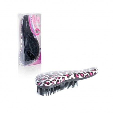 Cepillo Sculpby i-tangle brush Leopardo Rosa