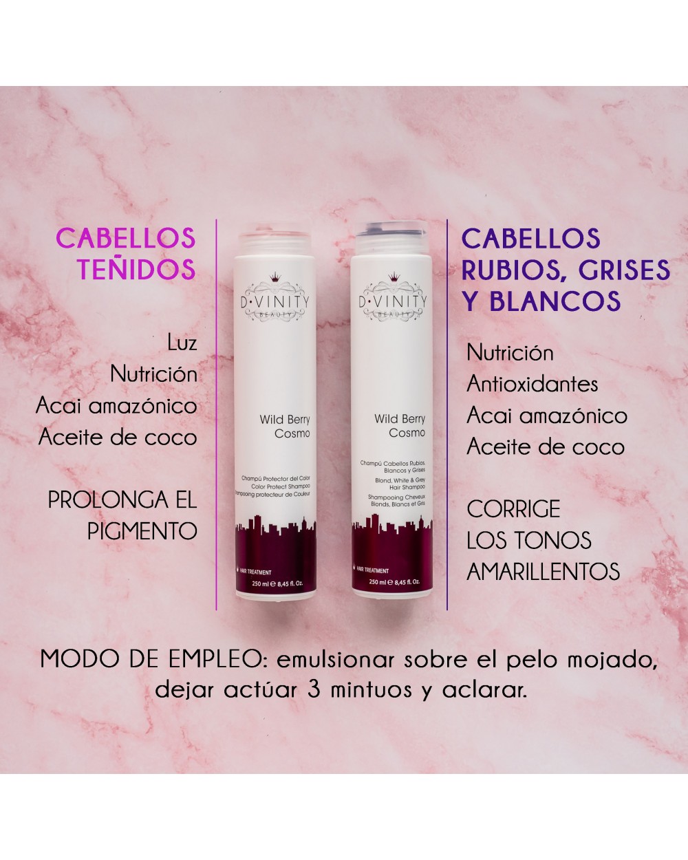 Champú D·VINITY Wild Berry Cosmo