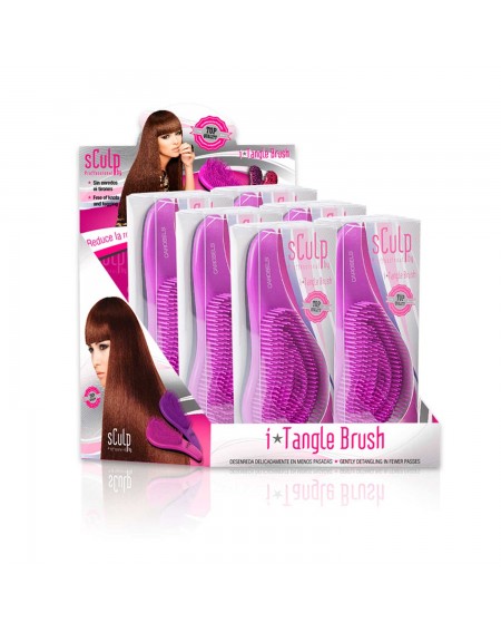 Expositor 6 Cepillos SculpBy i-tangle RosaNegro 6ud