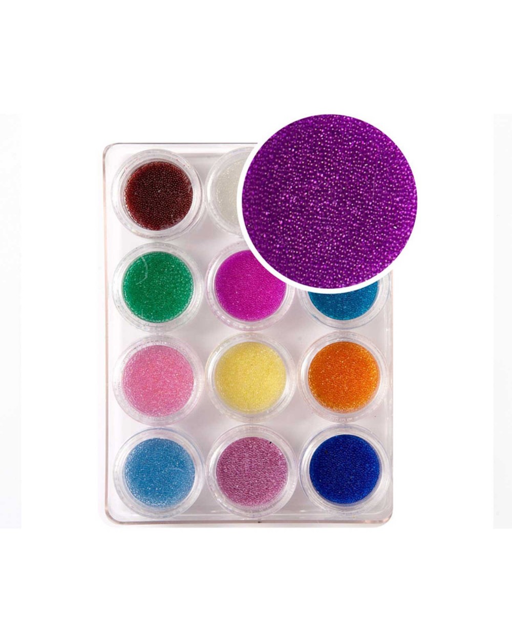 Decoración uñas Glass Drops Clear Set