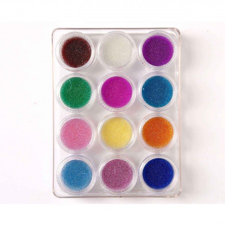 Decoración uñas Glass Drops Clear Set