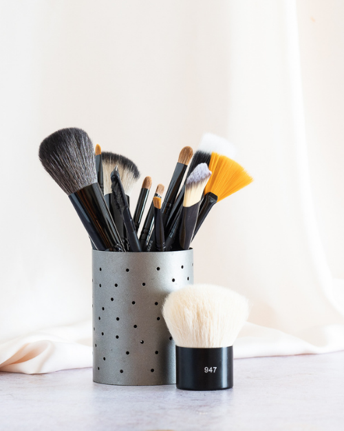 Limpiador de brochas de maquillaje – Esponja de eliminación de color seco  limpia pinceles de maquillaje naturales y sintéticos sin agua ni productos