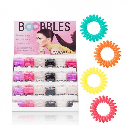 Goma de pelo peinArte Boobbles Exp NEON 24uds (6u x color)