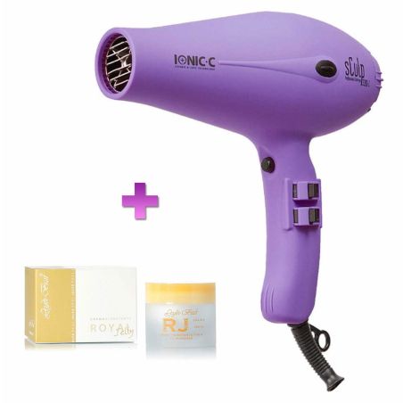 Pack Secador SculpBy Ionic 3300 Violet + Crema Hidratante Jalea Real