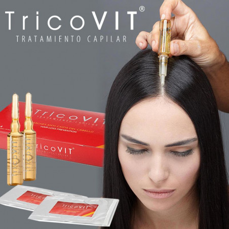 Pack Anticaida del Cabello Tricovit Ampollas + Parches