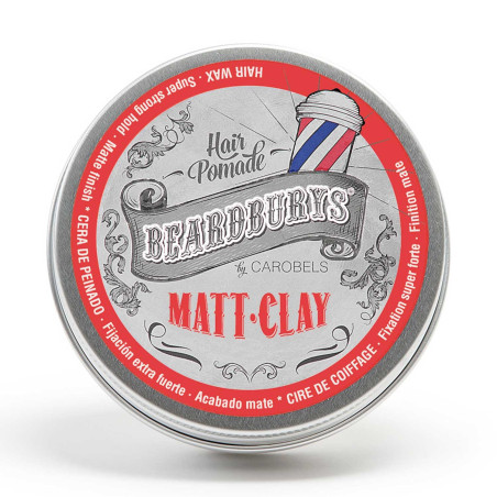 Cera para el pelo Beardburys Matt-Clay