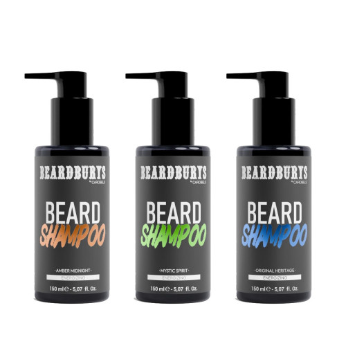 Champú de Barba Energizante Black Edition 3-Pack Beardburys