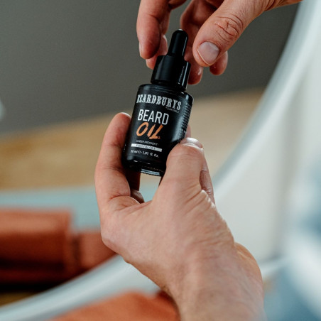 Kit Champú y Aceite de Barba Amber Midnight + Neceser Black Edition