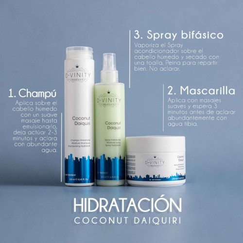 Rutina Hidratante para el Cabello D·VINITY Coconut Daiquiri