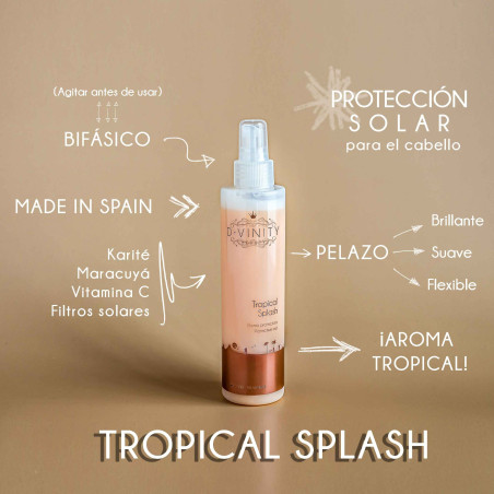 Rutina Reparadora Cabello con Protección Solar D·VINITY Tropical Splash