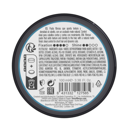 Pasta Fibrosa para el Pelo Beardburys Fiber-Flex