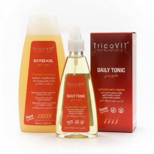 Pack Anticaída TricoVIT | Champú Anticaída Vegano + Loción Anticaída