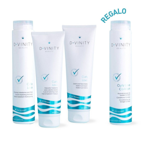 Rutina Curly Love 3 Pasos + REGALO Acondiconador D·VINITY
