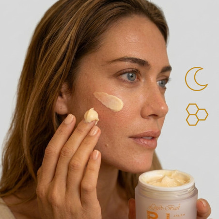 Crema facial nutritiva  Noche Jalea Real Leydi Bait| Efecto antifatiga, oxigena e hidrata