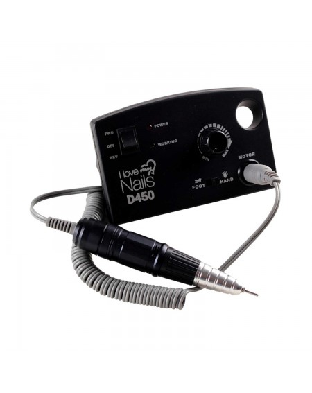 Torno eléctrico manicura y pedicura D-450 I Love my Nails