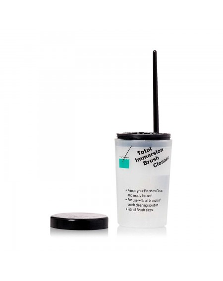 Recipiente limpieza pinceles de uñas