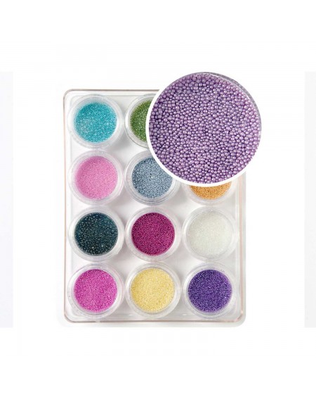 Decoración uñas Glass Drops Pastel Set