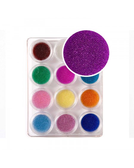 Decoración uñas Glass Drops Clear Set