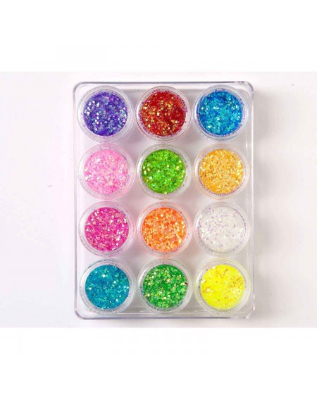 Decoración uñas Glitter Rainbow 1mm S 2