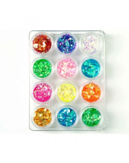 Decoración uñas Glitter Rainbow 3mm S 2