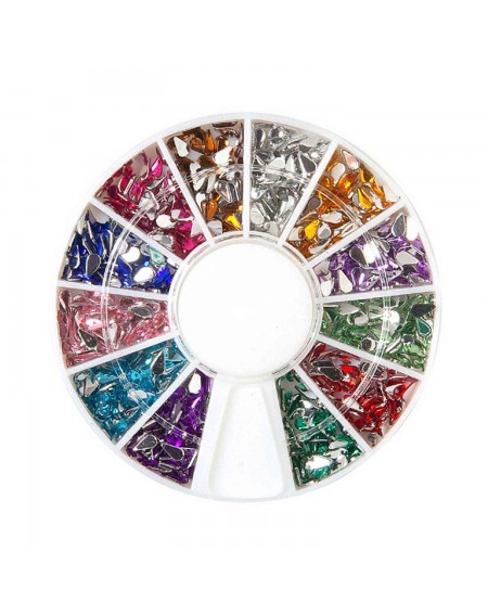 Decoración uñas Rhinestone Drop 12colores