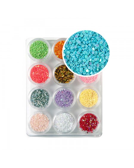 Decoración uñas Round Dazzling Set