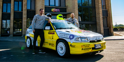 Carobels apoya el talento deportivo con su patrocinio al equipo de rallyes Mazina Rallye Team